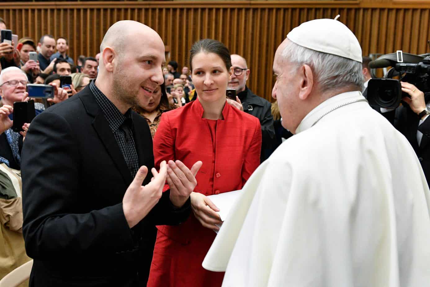 Srečanje s papežem Frančiškom